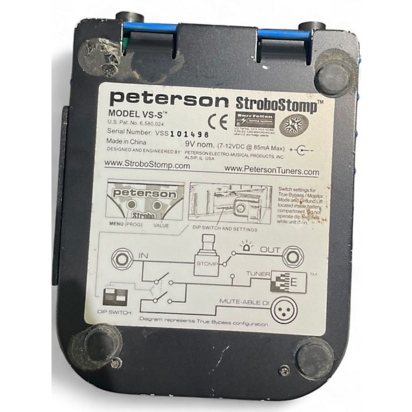 Used Peterson STROBOSTOMP Tuner Pedal