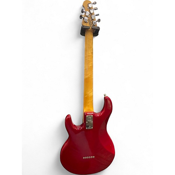 Vintage 1990 Ernie Ball Music Man Silhouette Standard Red Solid Body Electric Guitar
