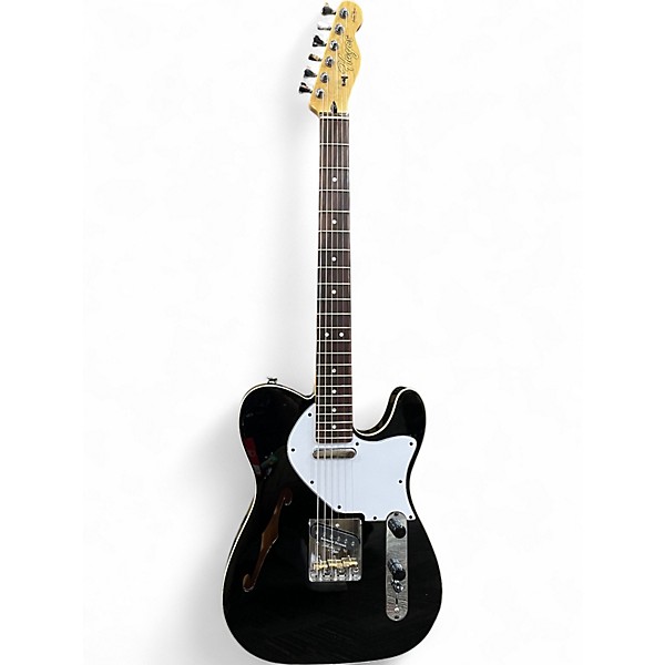 Used Hayes T-style Thinline Black Hollow Body Electric Guitar