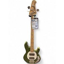 Used Sterling by Music Man Ray4 GREEN Electric Bass Guitar