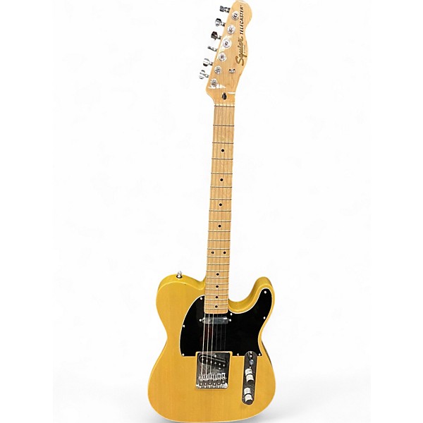 Used 2022 Squier Affinity Telecaster Butterscotch Blonde Solid Body Electric Guitar