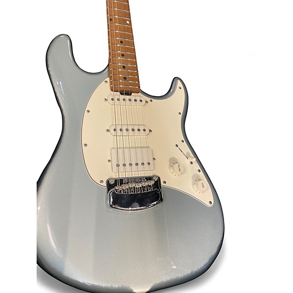 Used Ernie Ball Music Man Cutlass Ice Blue Metallic Solid Body Electric Guitar