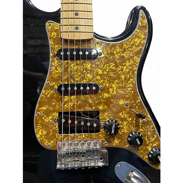 Used Fender Player Stratocaster Black Solid Body Electric Guitar