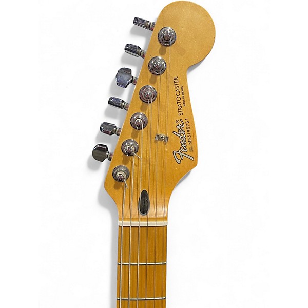 Used Fender Player Stratocaster Black Solid Body Electric Guitar