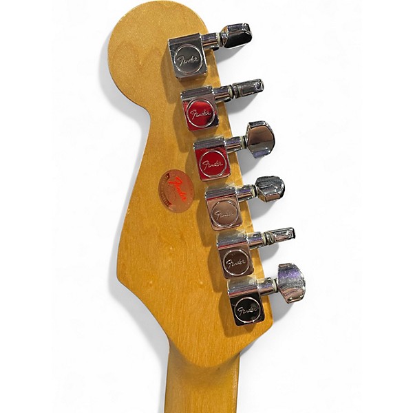 Used Fender Player Stratocaster Black Solid Body Electric Guitar