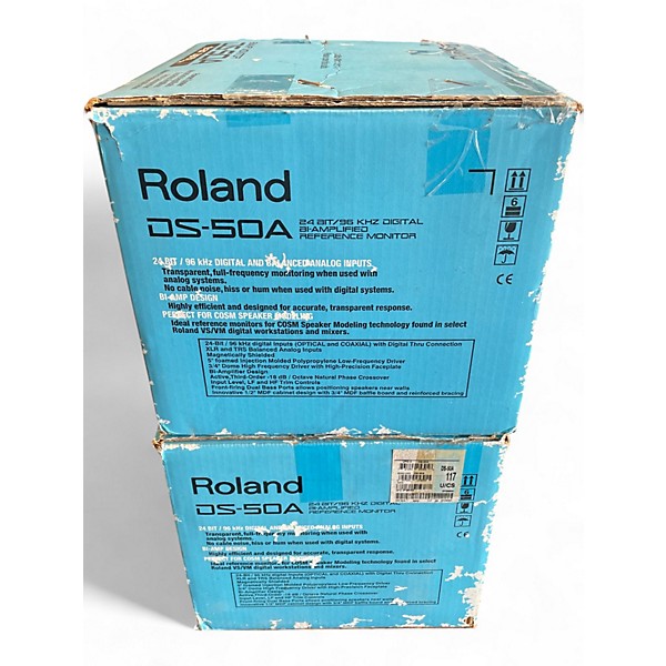 Used Roland DS50A pair Powered Monitor