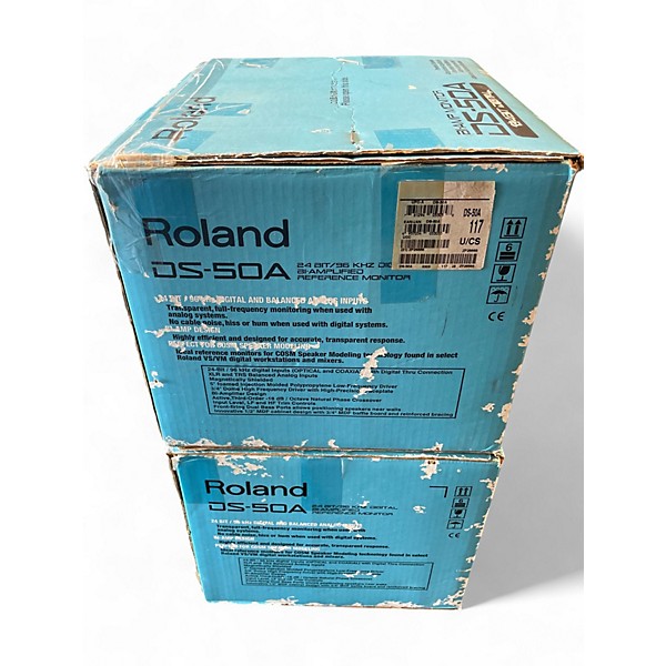 Used Roland DS50A pair Powered Monitor