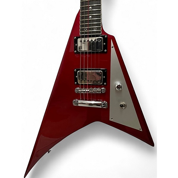 Used Kramer CHARLIE PARRA VANGUARD Candy Apple Red Solid Body Electric Guitar