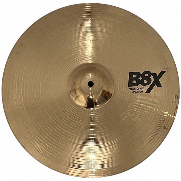 Used SABIAN 16in B8X Thin Crash Cymbal