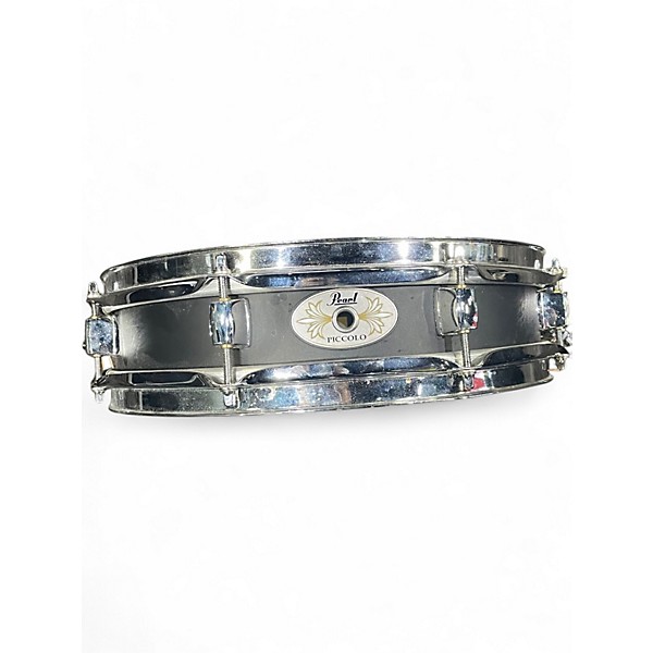 Used Pearl 14X3 PICCOLO SNARE Satin Black Drum