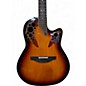 Used Ovation 2758AX 3 Color Sunburst 12 String Acoustic Electric Guitar