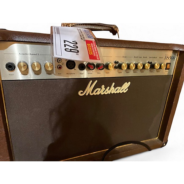 Used Marshall AS50D 50W 2X8 Acoustic Guitar Combo Amp