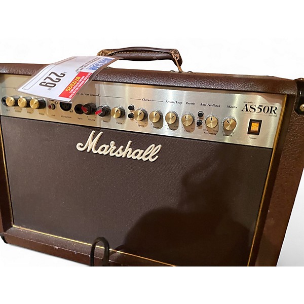 Used Marshall AS50D 50W 2X8 Acoustic Guitar Combo Amp