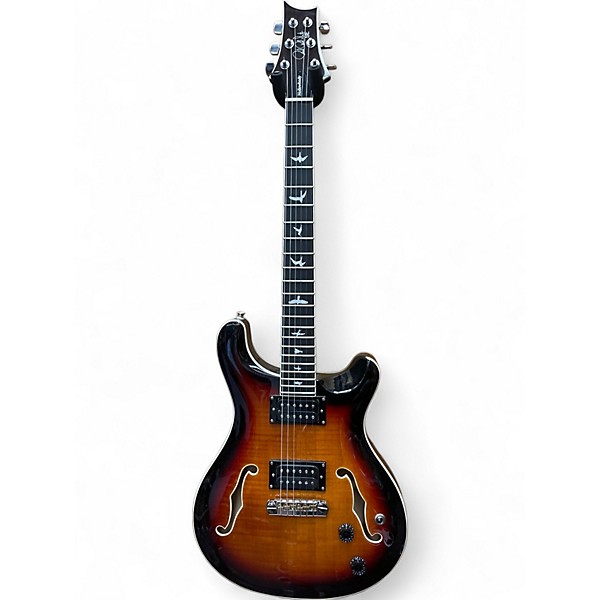 Used PRS SE Hollowbody Tobacco Burst Hollow Body Electric Guitar