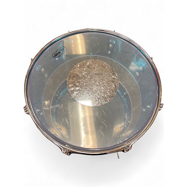 Used Ludwig 3 Piece Vistalite 50th Anniversary Fab 3-Piece Shell Pack Blue/Clear/Blue Drum Kit