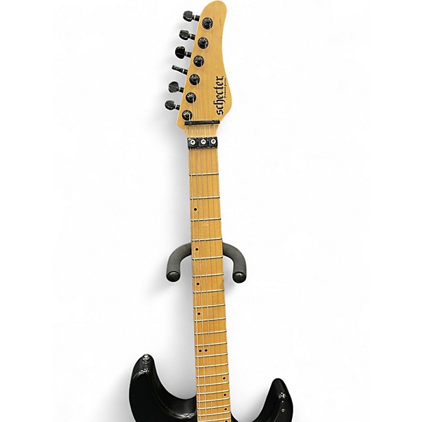 Used Schecter Guitar Research Sun Valley Super Shredder FRS Satin Black Solid Body Electric Guitar