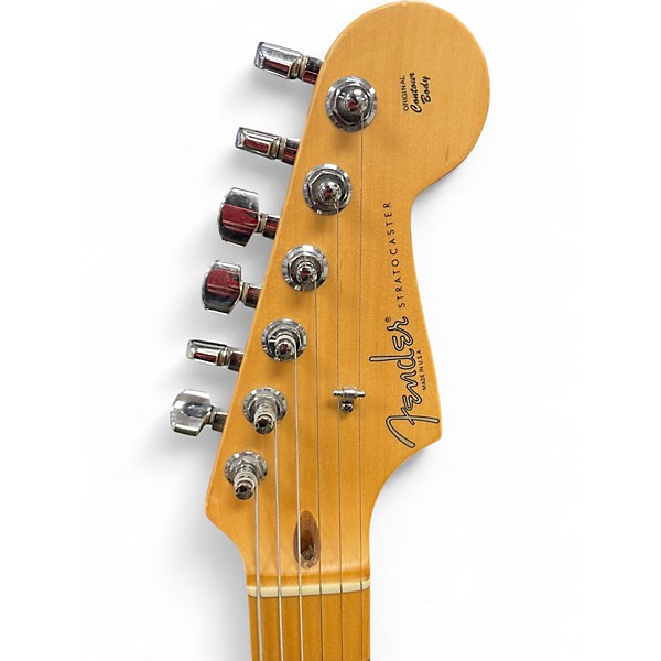 Used 2003 Fender American Standard Stratocaster sunburst Solid Body Electric Guitar