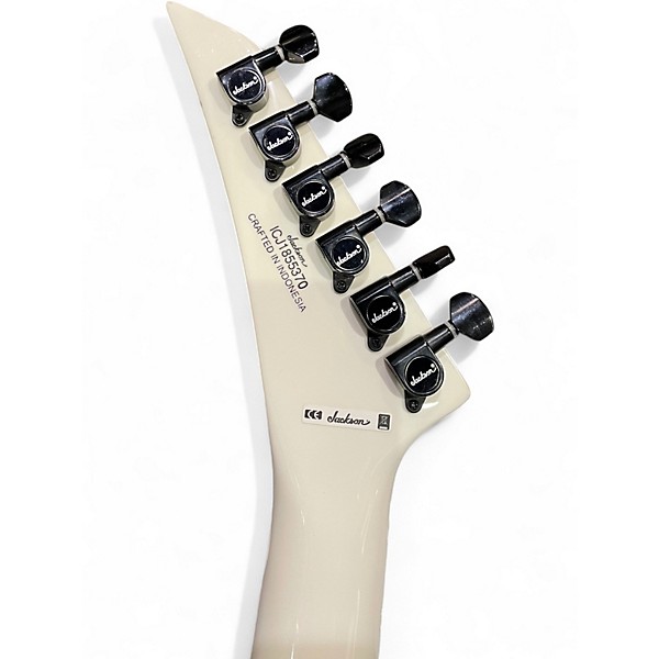 Used Jackson SL4X White Solid Body Electric Guitar