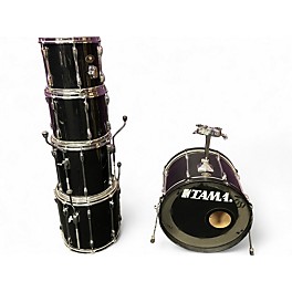 Vintage 1990s TAMA 5 Piece Rockstar Black Drum Kit