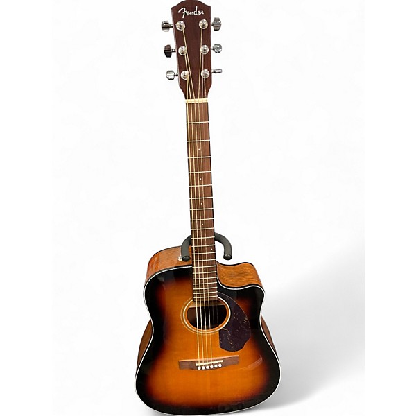 Used Fender CD140SCE 2 Color Sunburst Acoustic Electric Guitar