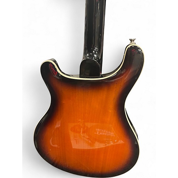 Used PRS SE Custom 22 Semi-Hollowbody Black and Gold Burst Hollow Body Electric Guitar