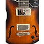 Used PRS SE Custom 22 Semi-Hollowbody Black and Gold Burst Hollow Body Electric Guitar