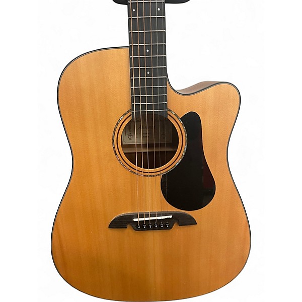 Used Alvarez AD30CE Natural Acoustic Electric Guitar