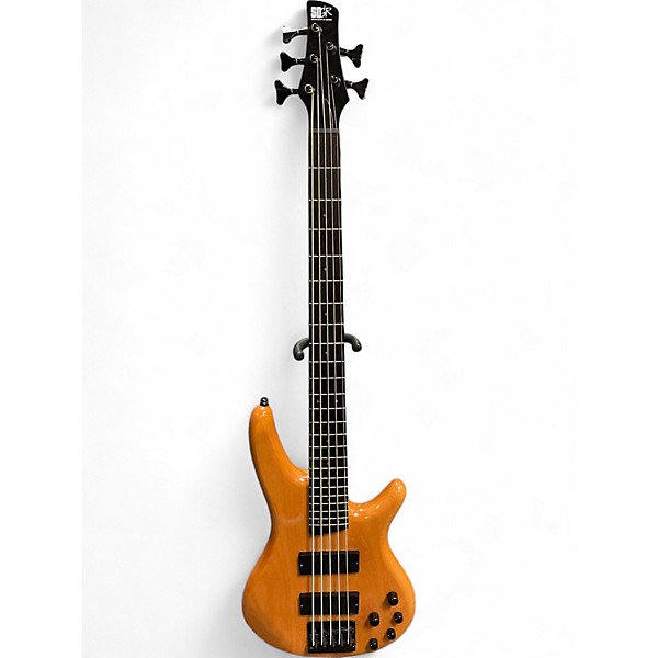Used Ibanez SR405 5 String Natural Electric Bass Guitar