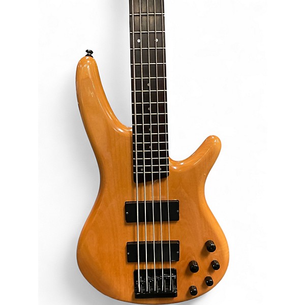 Used Ibanez SR405 5 String Natural Electric Bass Guitar