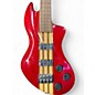 Used 1999 Lace Helix 4 String Red Electric Bass Guitar