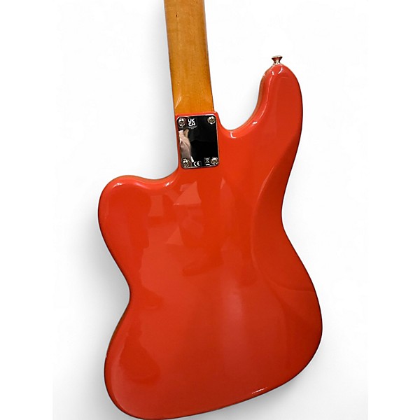 Used Fender Bass VI Fiesta Red Electric Bass Guitar