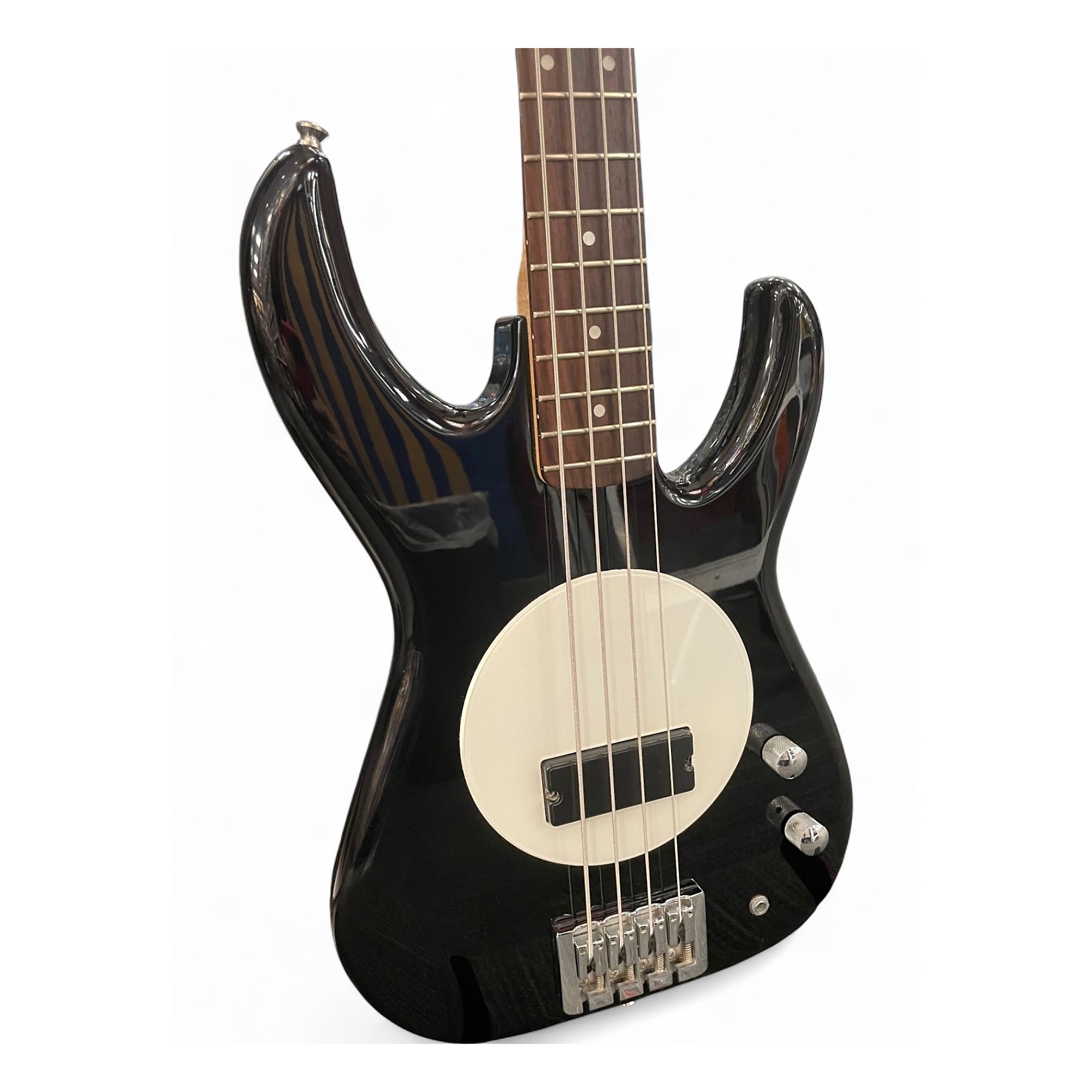 Used Modulus Guitars Fleabass Model 34 Black Electric Bass