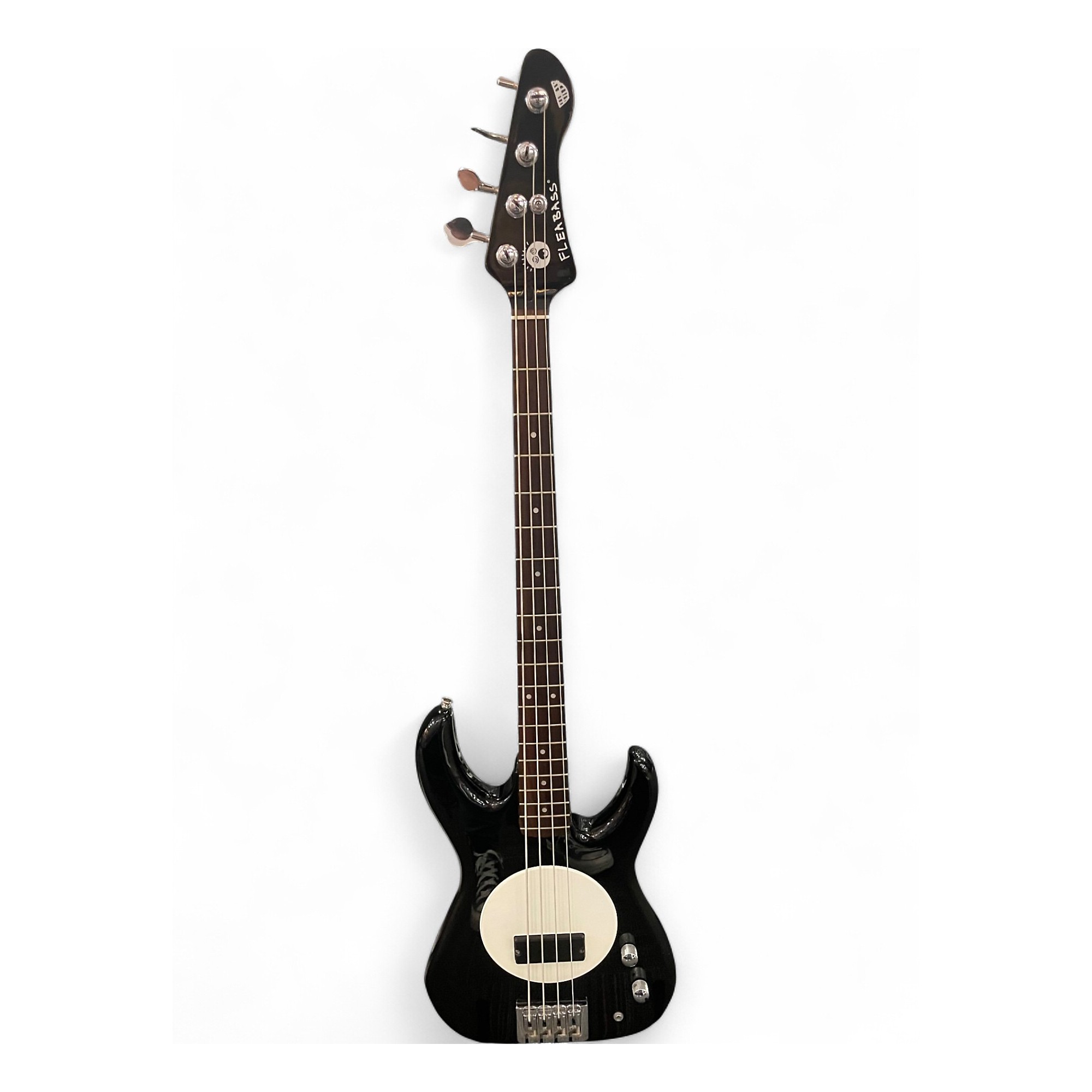 flea bass （long scale） Used Modulus Guitars Fleabass Model 34 Black Electric Bass