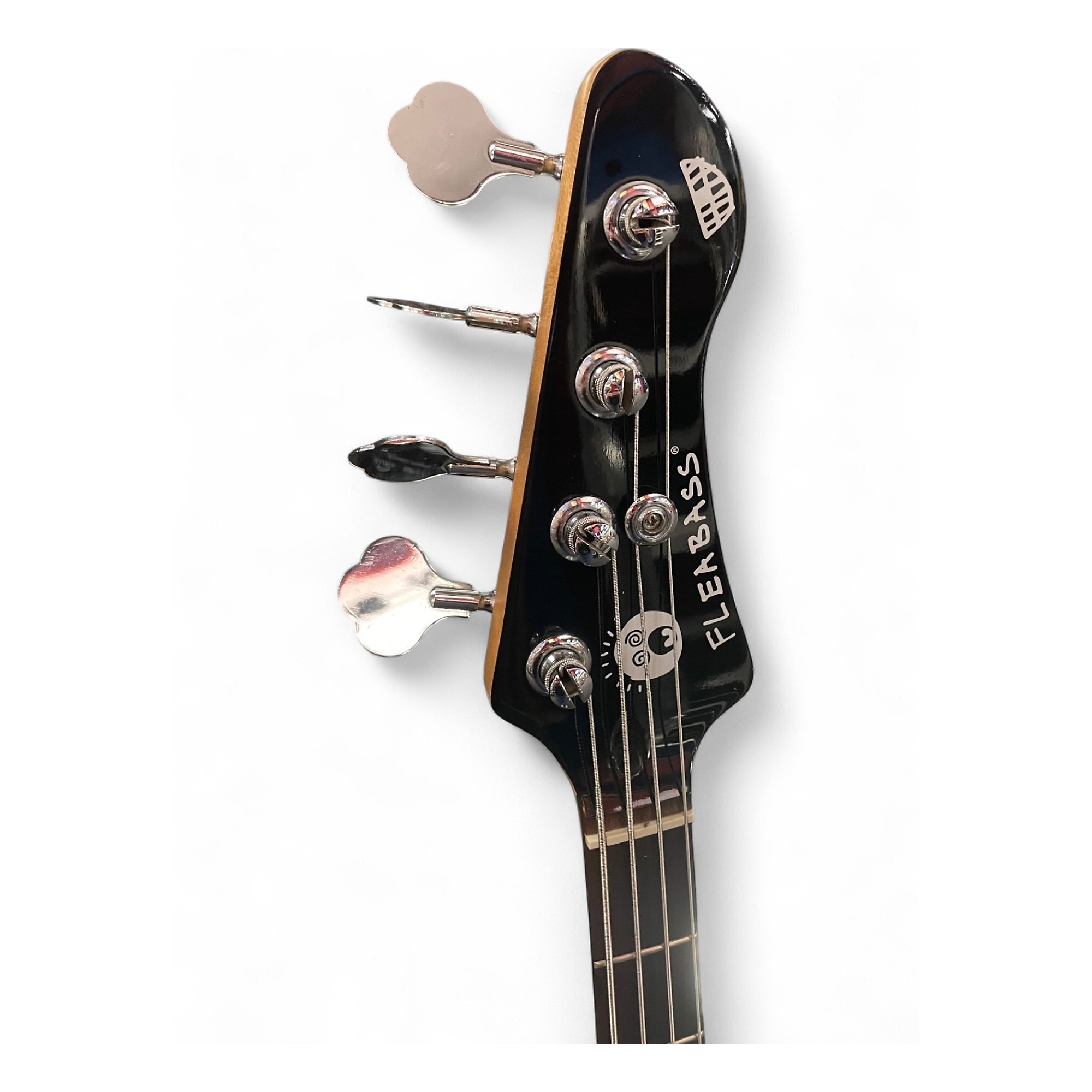 Used Modulus Guitars Fleabass Model 34 Black Electric Bass