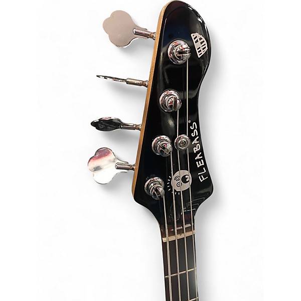 Used Modulus Guitars Fleabass Model 34 Black Electric Bass Guitar