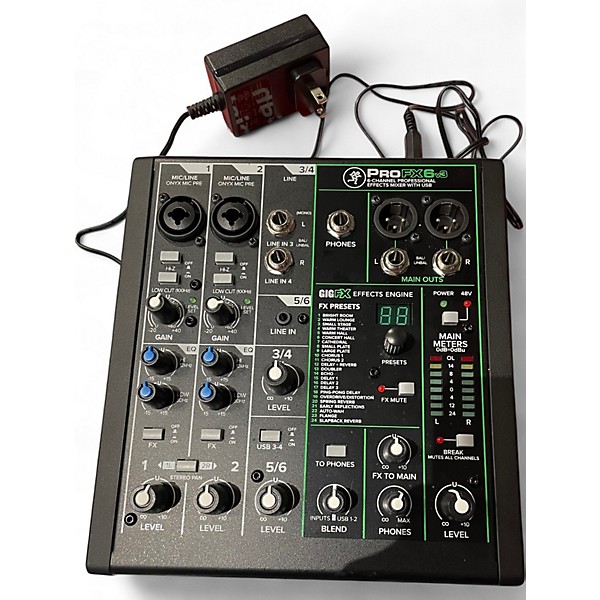 Used Mackie ProFX6v3 Unpowered Mixer