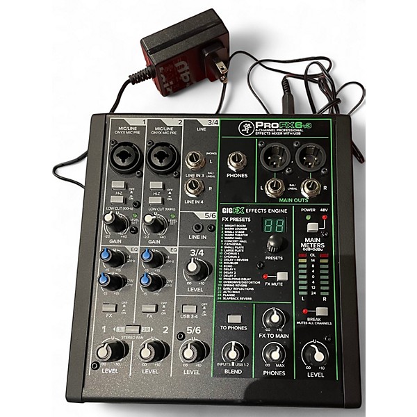 Used Mackie ProFX6v3 Unpowered Mixer