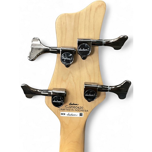 Used Jackson X Series Spectra Bass SBXQ IV Amber Blue Burst Electric Bass Guitar