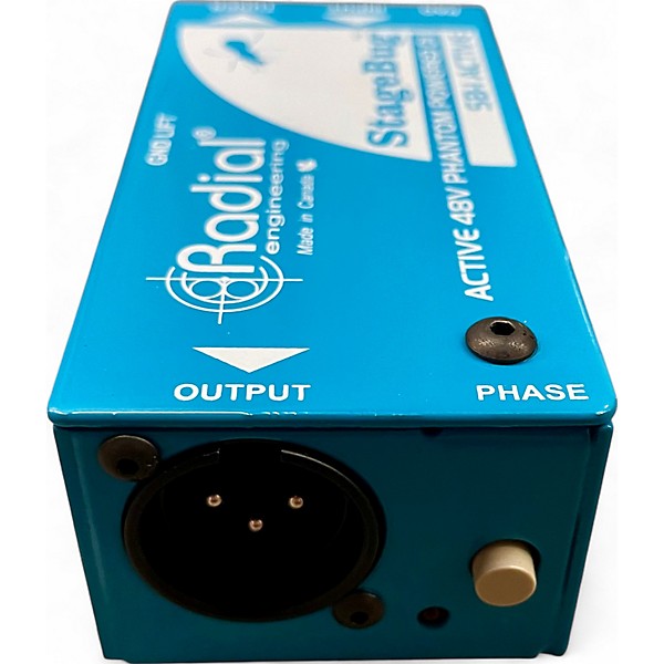 Used Radial Engineering stagebug active 48v SB-1 Sound Package