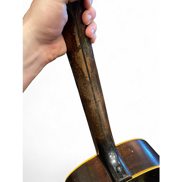 Vintage 1943 Gibson J45 Standard 2 Color Sunburst Acoustic Electric Guitar