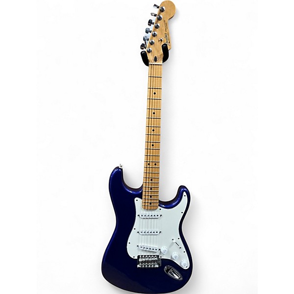 Used Fender Standard Stratocaster Blue Solid Body Electric Guitar