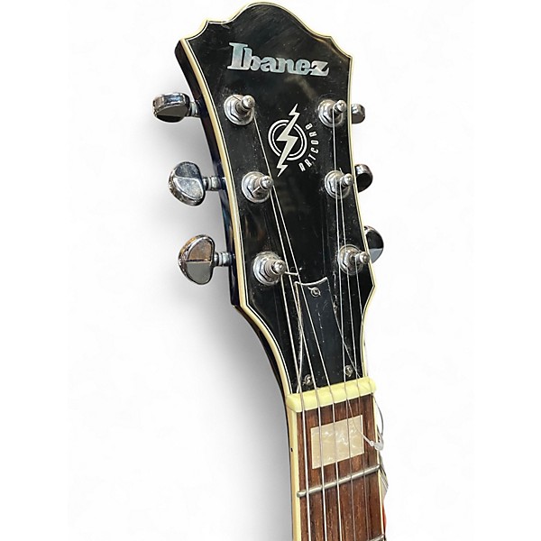 Used Ibanez AFS75T Artcore Bigsby Blue Hollow Body Electric Guitar