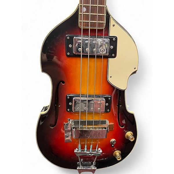 Used 1960s Aria 1420B Sunburst Electric Bass Guitar