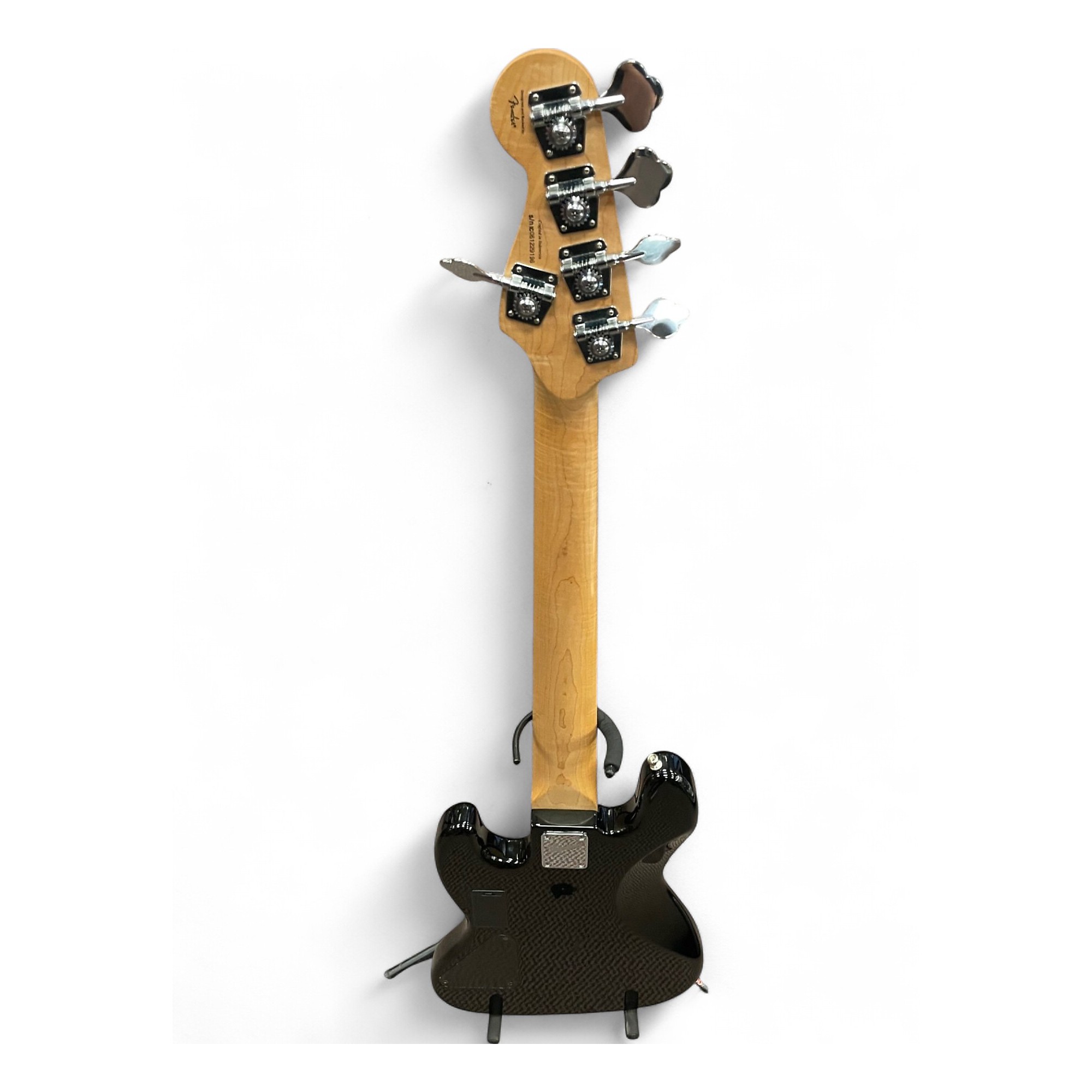 Used Squier Deluxe Jazz Bass Active V 5 String Black