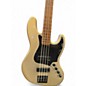 Used Squier jazz bass Shoreline Gold Electric Bass Guitar thumbnail
