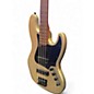 Used Squier jazz bass Shoreline Gold Electric Bass Guitar