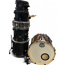Used Mapex 6 Piece armory studioease Black Onyx Drum Kit
