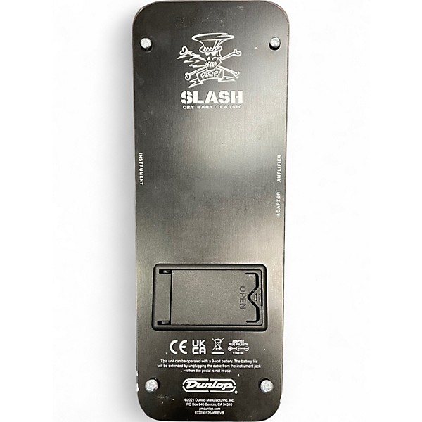 Used Dunlop SW95 Cry Baby Slash Wah Effect Pedal