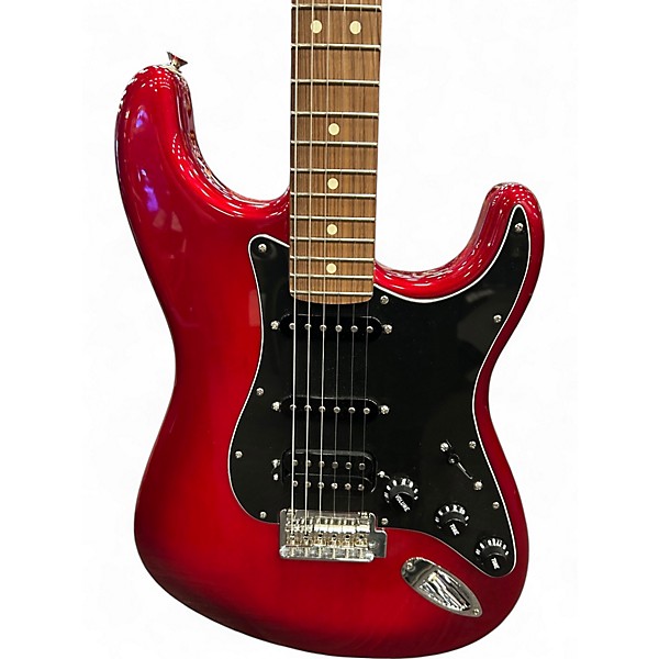 Used Fender Player Stratocaster HSS Rosewood Fingerboard Limited-Edition Candy Red Burst Solid Body Electric Guitar
