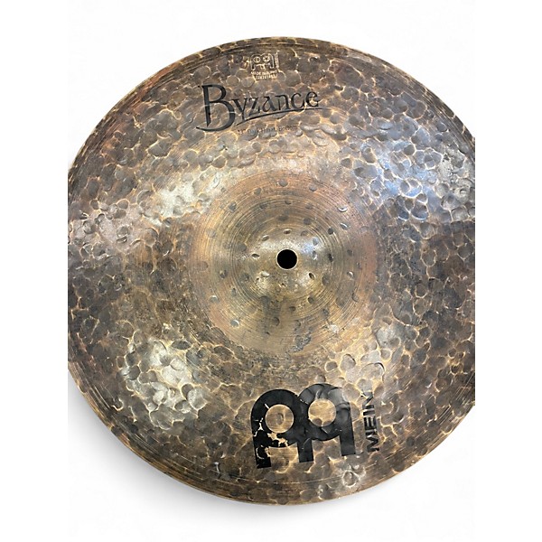 Used MEINL 13in Byzance Dark Hi Hat Pair Cymbal